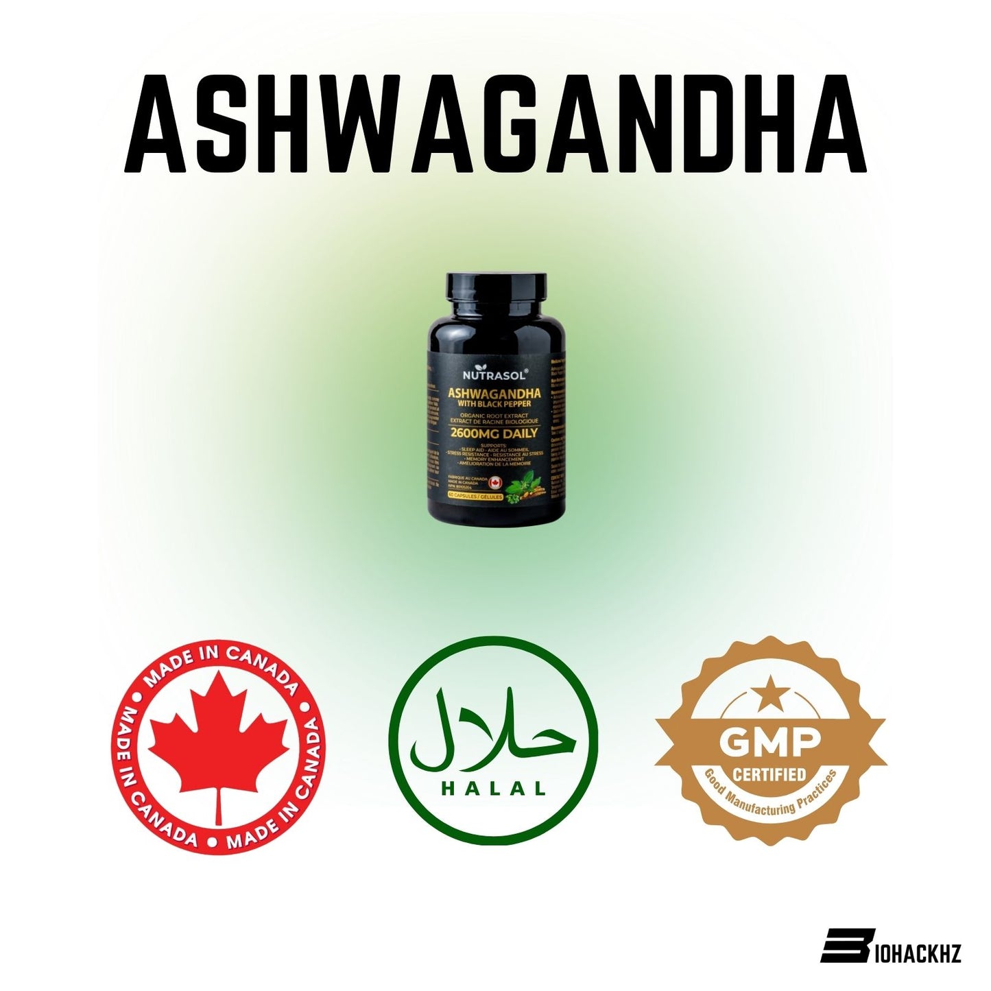 ASHWAGANDHA WITH BLACK PEPPER - STRESS & SLEEP SUPPORT