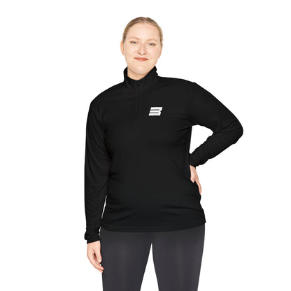 MONOCHROME CREST QUARTER-ZIP