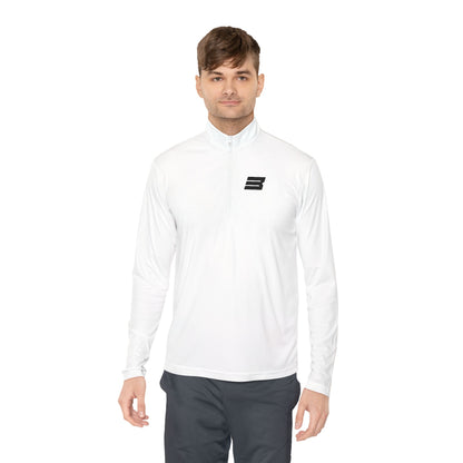 MONOCHROME CREST QUARTER-ZIP
