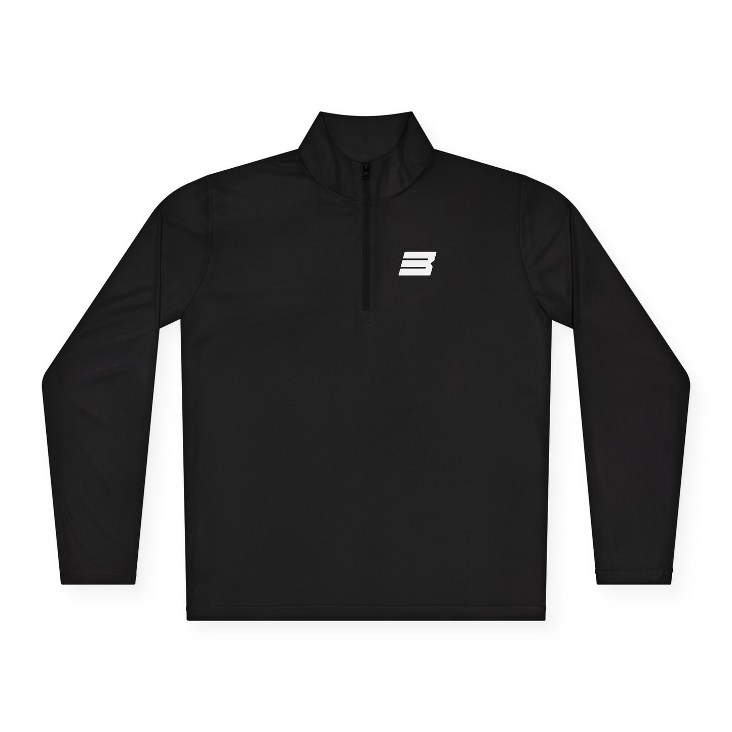 MONOCHROME CREST QUARTER-ZIP