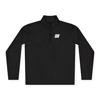 MONOCHROME CREST QUARTER-ZIP